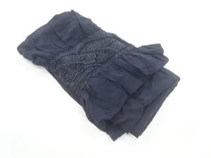 正絹　絞り唐松模様男物兵児帯